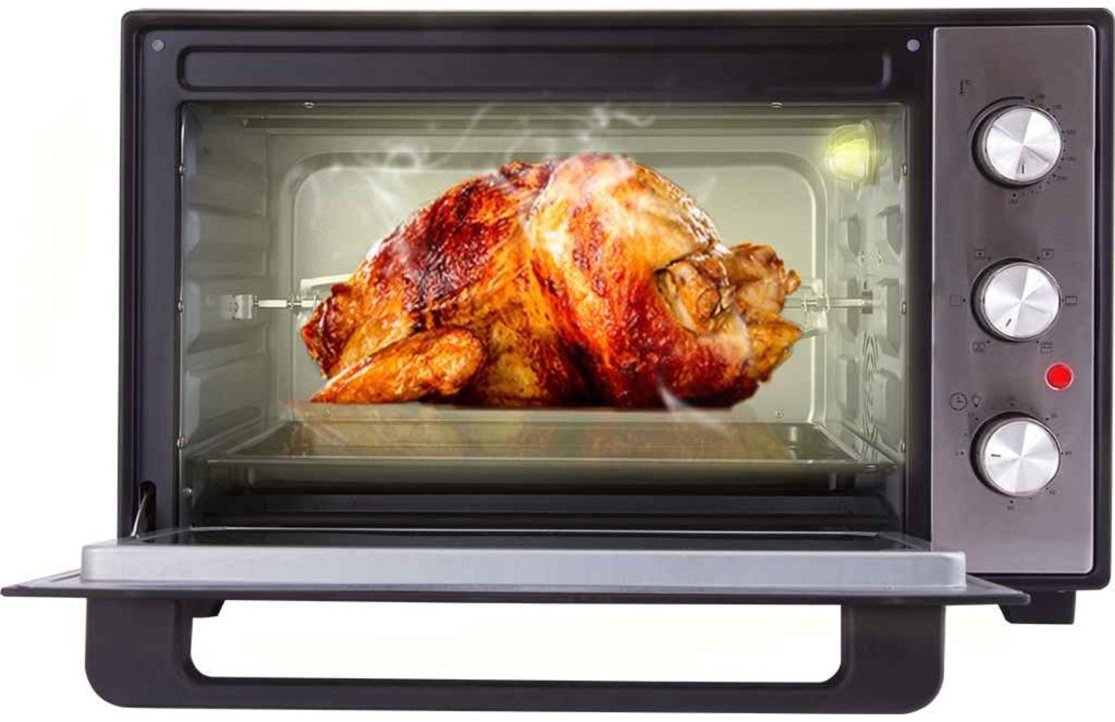 Мини-печь Pioneer MO5020G, 1600 Вт, 6 режимов, 38 л, цвет серебристый