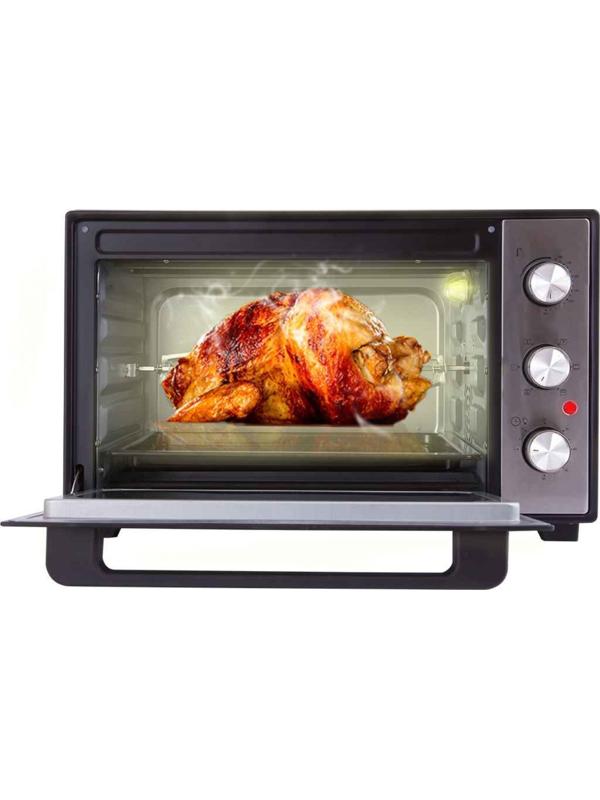 Мини-печь Pioneer MO5020G, 1600 Вт, 6 режимов, 38 л, цвет серебристый