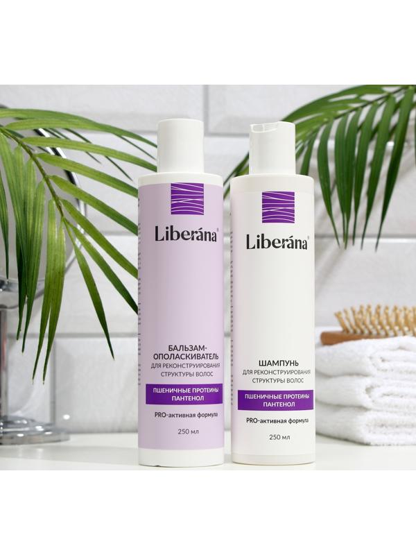 Набор Liberana, шампунь 250 мл, бальзам для реконструирования структуры волос, 250 мл