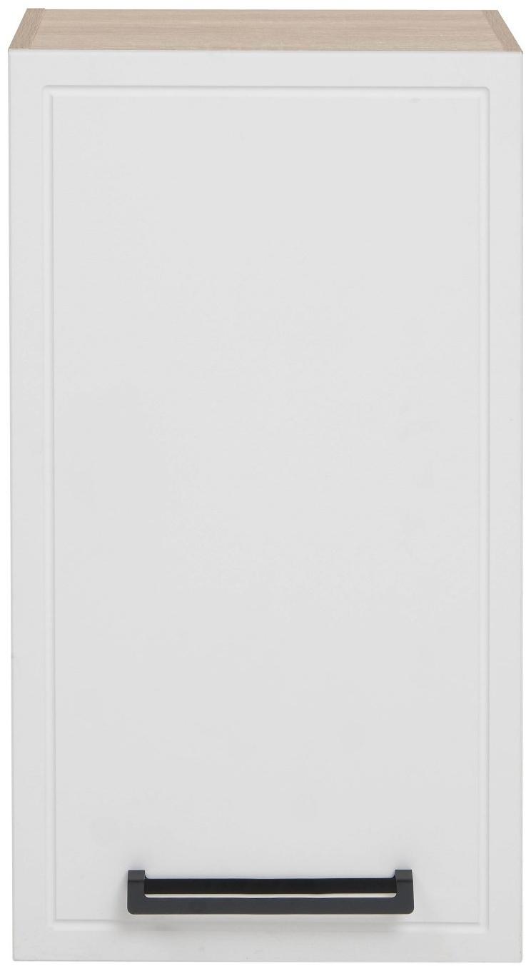 Шкаф навесной Квадро 400х310х720, Дуб сонома/Нубук Милк