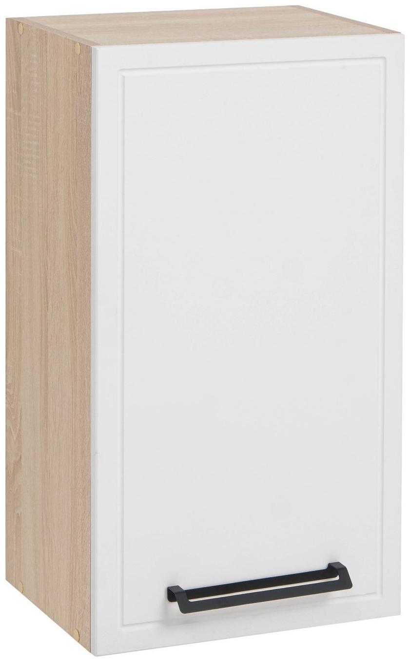 Шкаф навесной Квадро 400х310х720, Дуб сонома/Нубук Милк