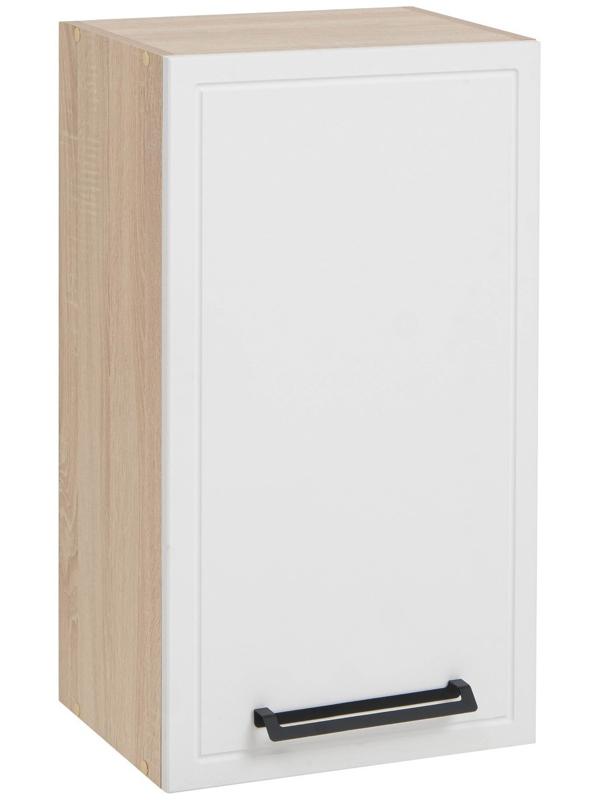 Шкаф навесной Квадро 400х310х720, Дуб сонома/Нубук Милк