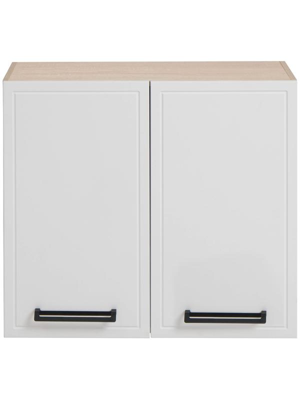 Шкаф навесной под посудосушитель Квадро 800х290х720, Дуб сонома/Нубук Милк