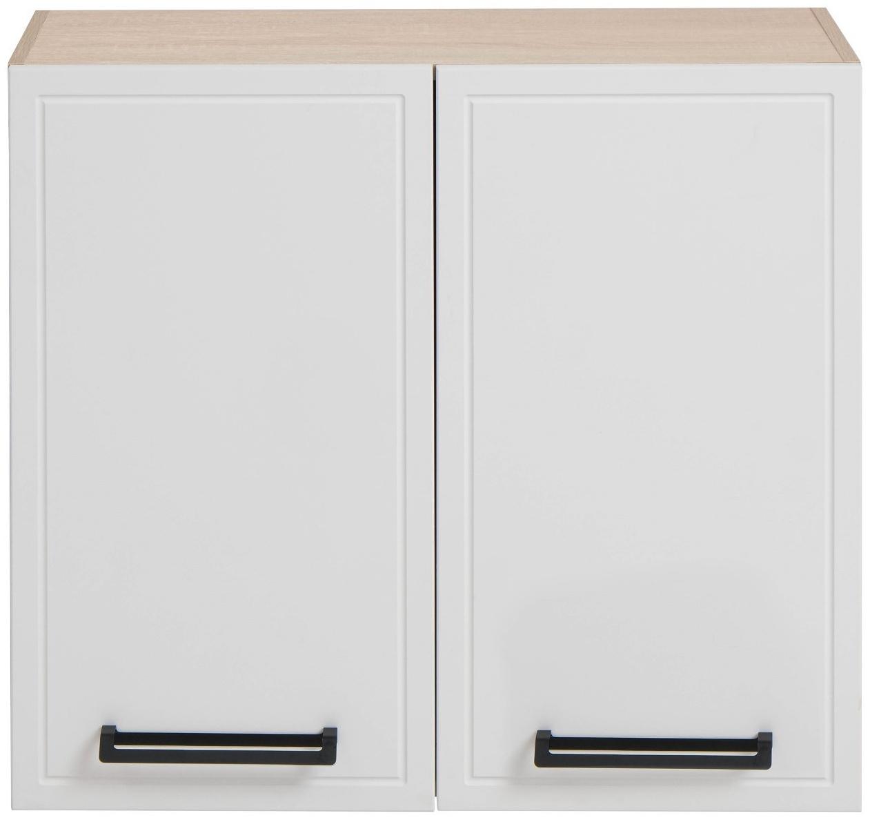 Шкаф навесной Квадро 800х310х720, Дуб сонома/Нубук Милк