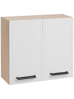 Шкаф навесной Квадро 800х310х720, Дуб сонома/Нубук Милк