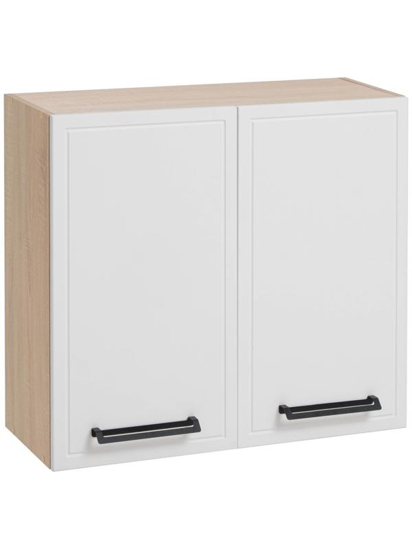 Шкаф навесной Квадро 800х310х720, Дуб сонома/Нубук Милк