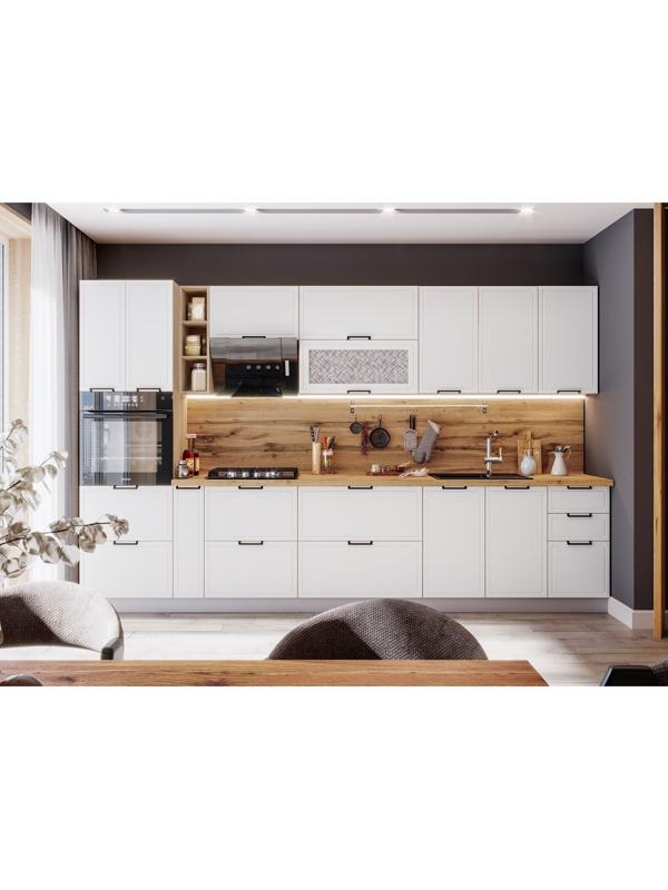 Шкаф навесной Квадро 800х310х720, Дуб сонома/Нубук Милк