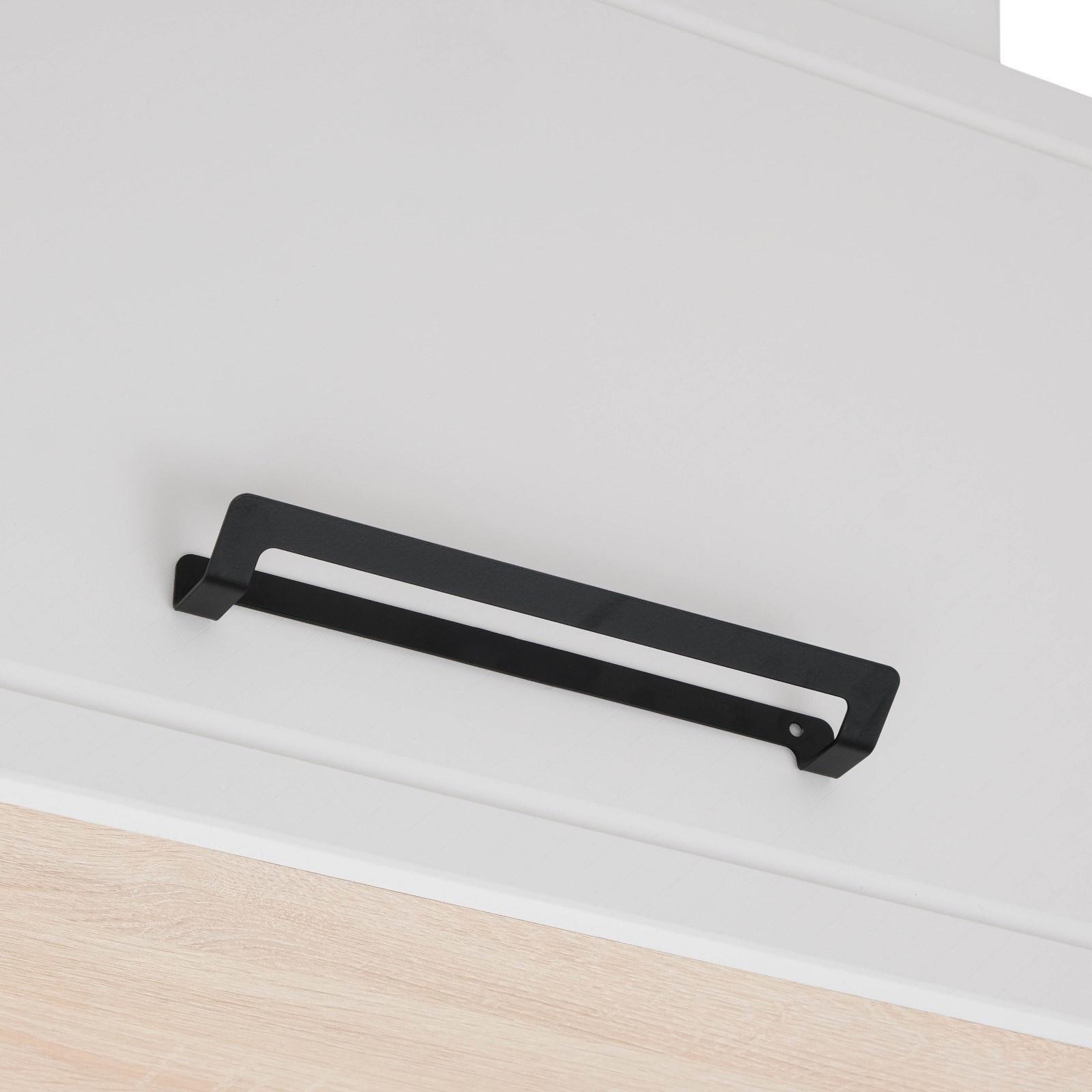 Шкаф навесной Квадро 800х310х360, Дуб сонома/Нубук Милк