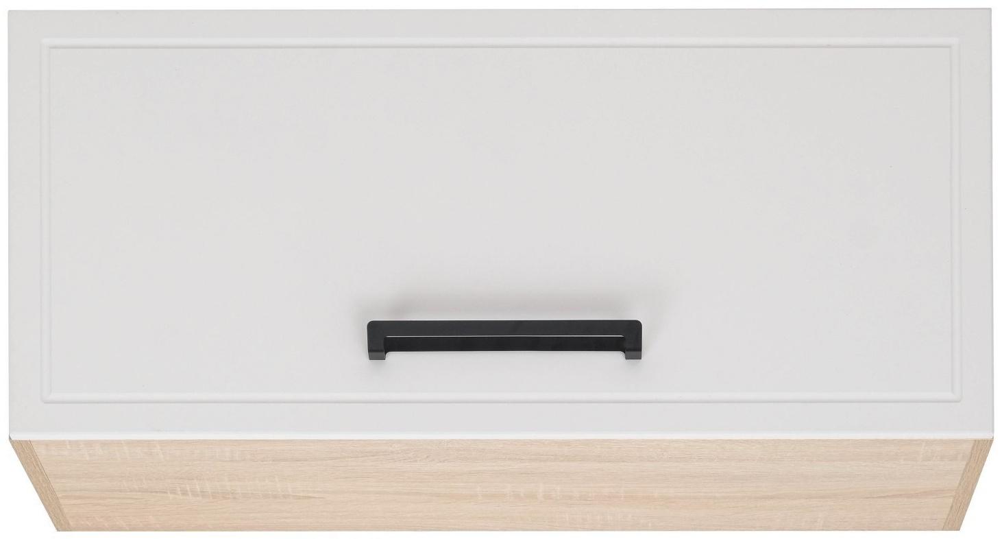 Шкаф навесной Квадро 800х310х360, Дуб сонома/Нубук Милк