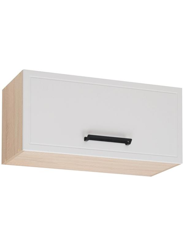 Шкаф навесной Квадро 800х310х360, Дуб сонома/Нубук Милк