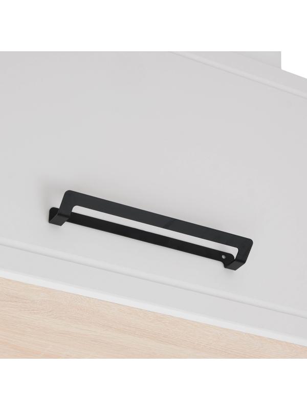 Шкаф навесной Квадро 800х310х360, Дуб сонома/Нубук Милк