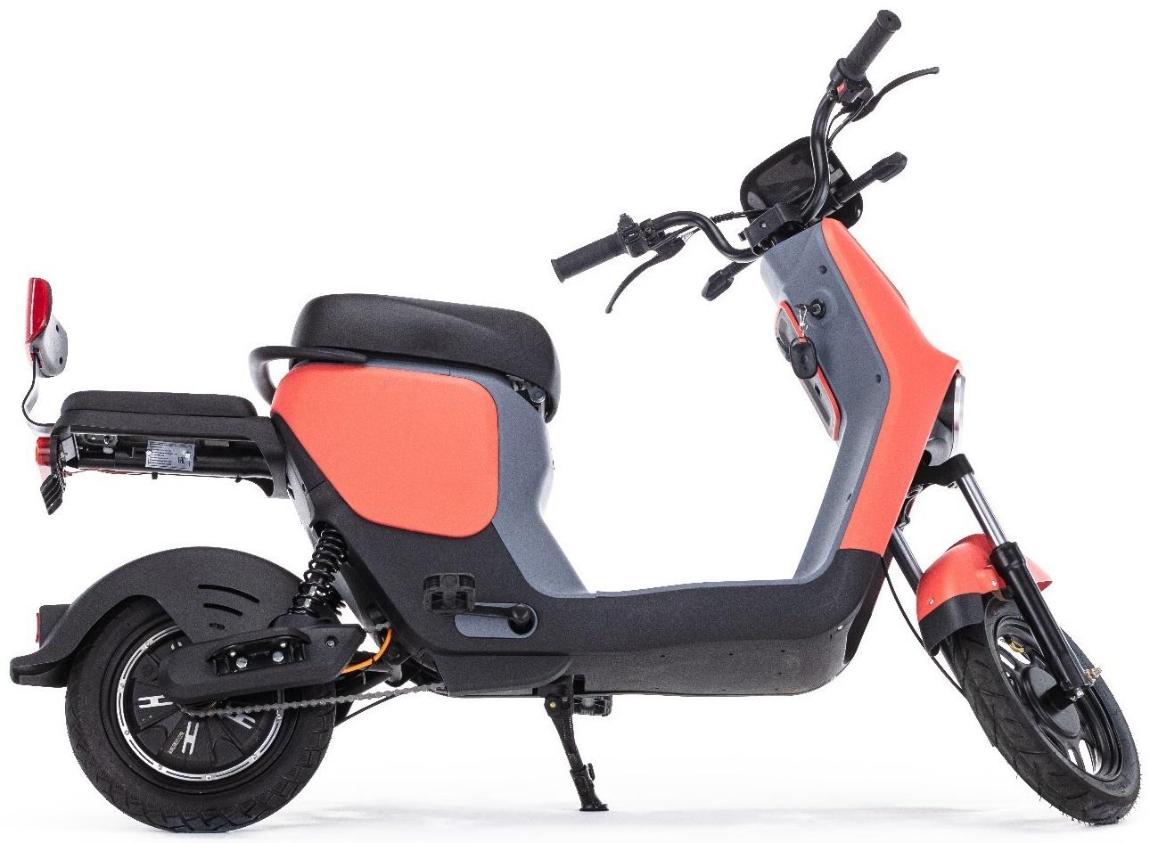 Электроскутер E-NOT PRO 4812, черный, серый, красный