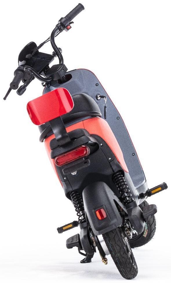 Электроскутер E-NOT PRO 4820, черный, серый, красный