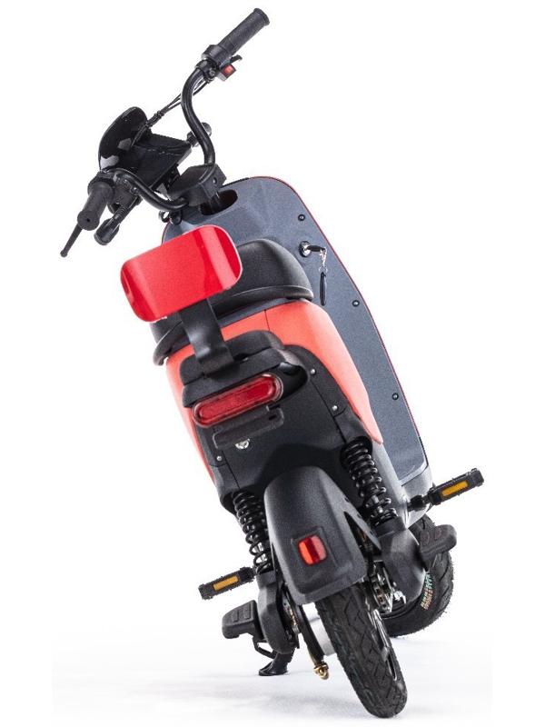 Электроскутер E-NOT PRO 4820, черный, серый, красный