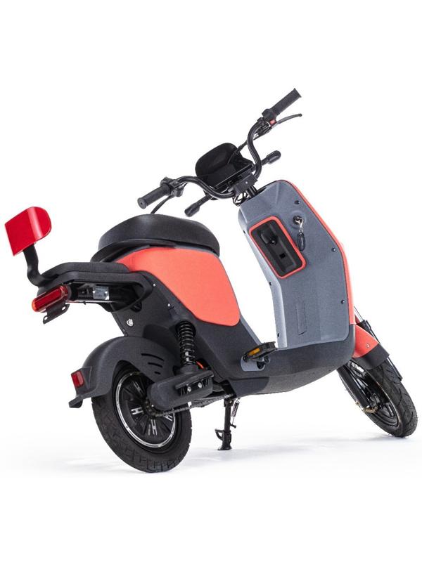 Электроскутер E-NOT PRO 4820, черный, серый, красный