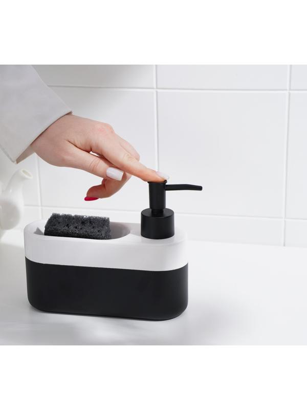 Дозатор для мыла с подставкой для губки SAVANNA Lines, 400 мл