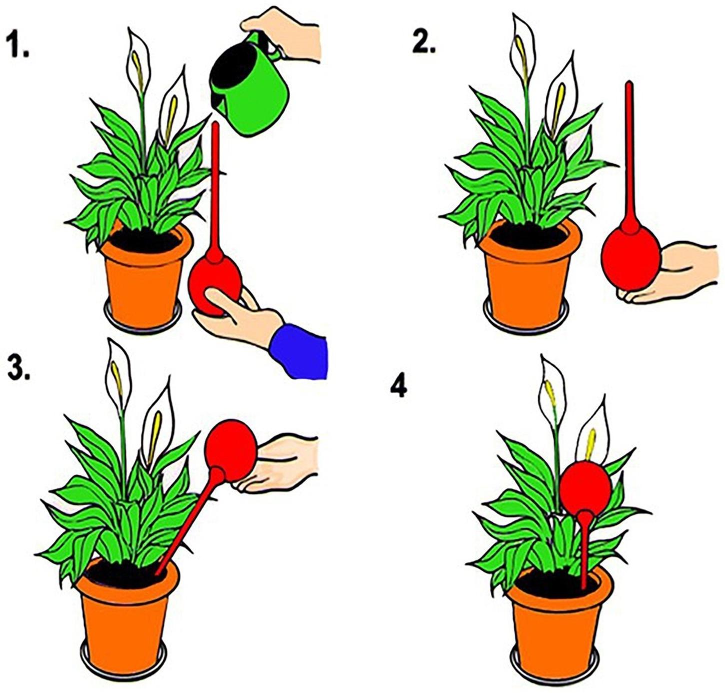 Автополив для домашних растений Greengo 380 мл, зелёный, 2 шт., пластиковый, высота 28 см