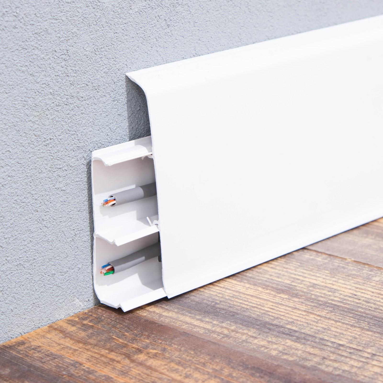 Плинтус напольный 85мм 2,2м 