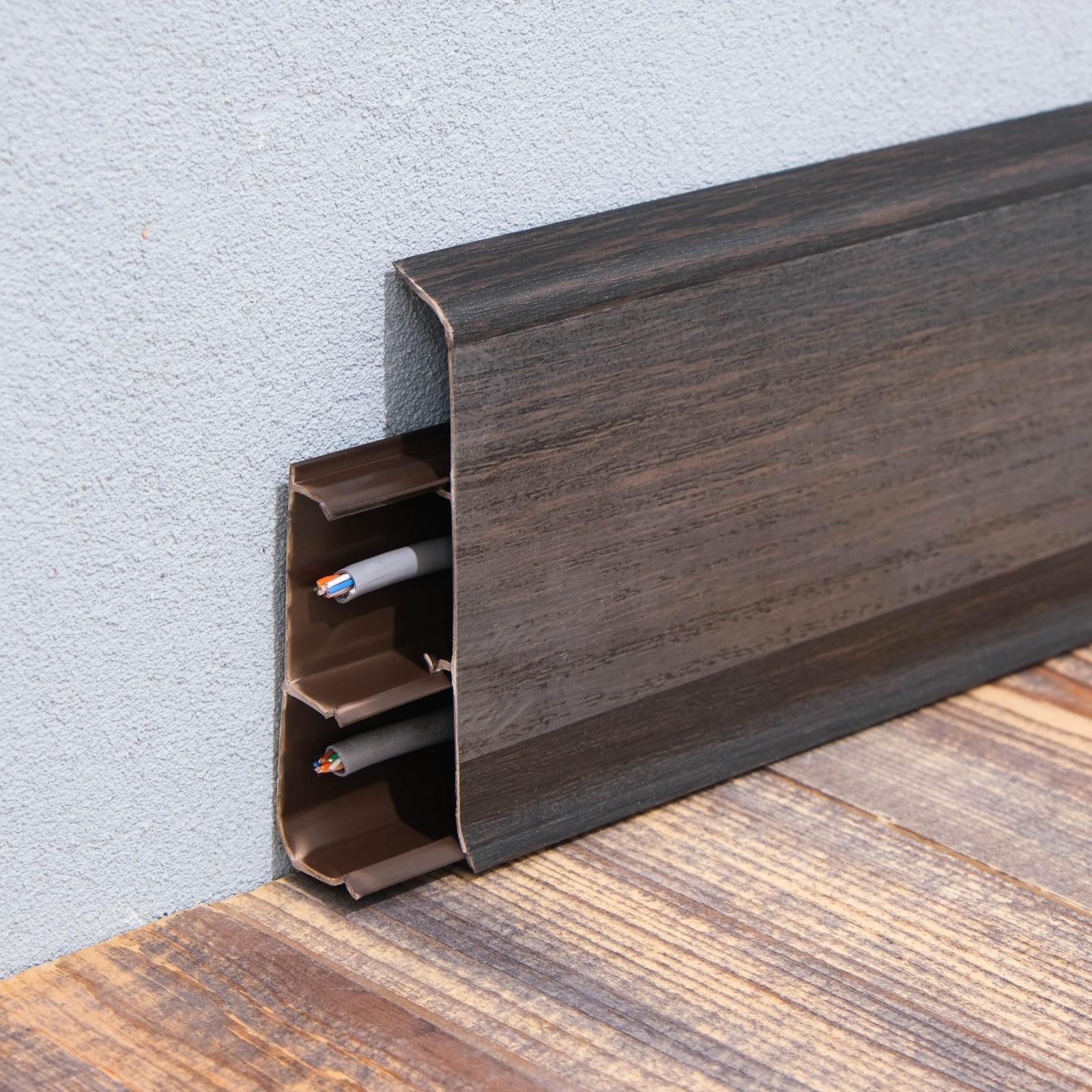 Плинтус напольный 85мм 2,2м 