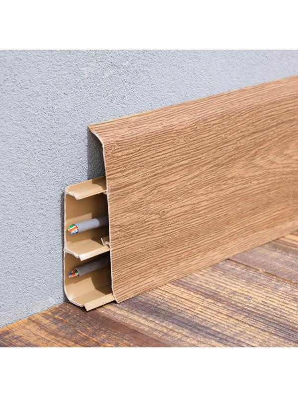 Плинтус напольный 85мм 2,2м 