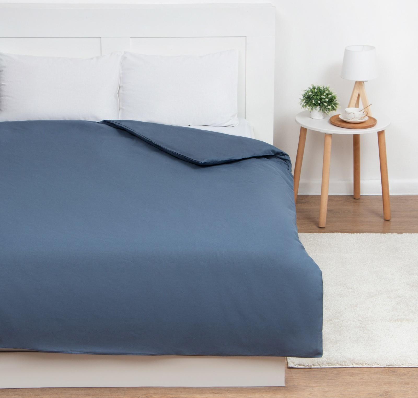 Пододеяльник Этель 200х215, цвет синий, 100% хлопок, бязь 125г/м2