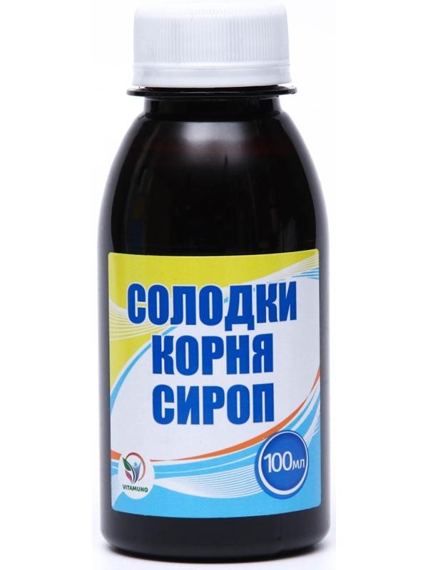 Сироп корня солодки Vitamuno, с витамином С, 100 мл