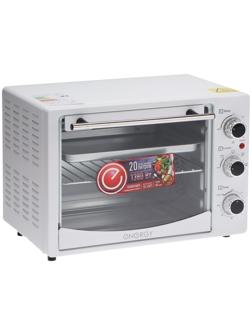 Мини-печь ENERGY GT20-W-CONV, 1380 Вт, 20 л, 70-230 °C, конвекция, таймер, белая