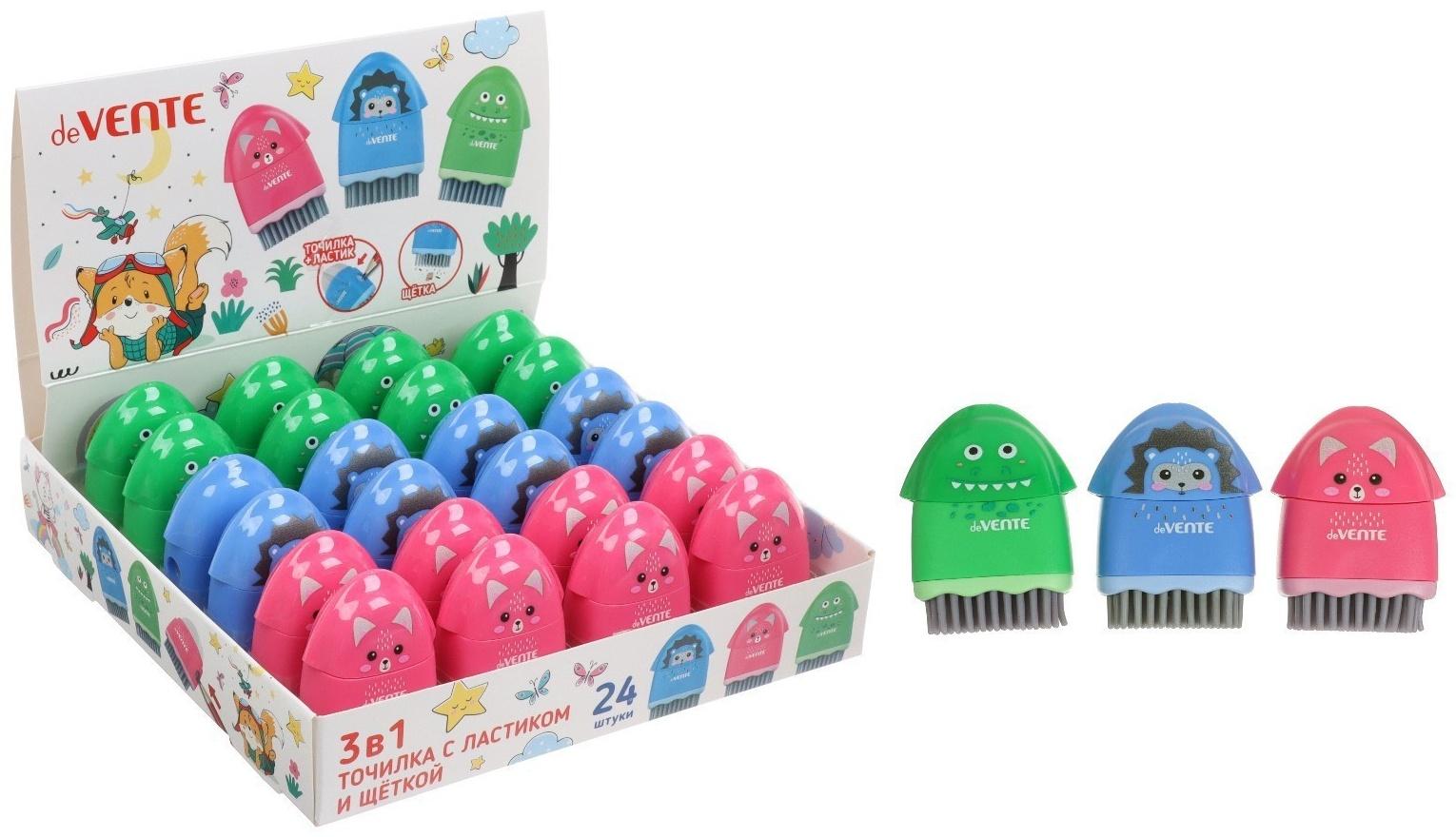 Точилка 1 отверстие с контейнером deVENTE 