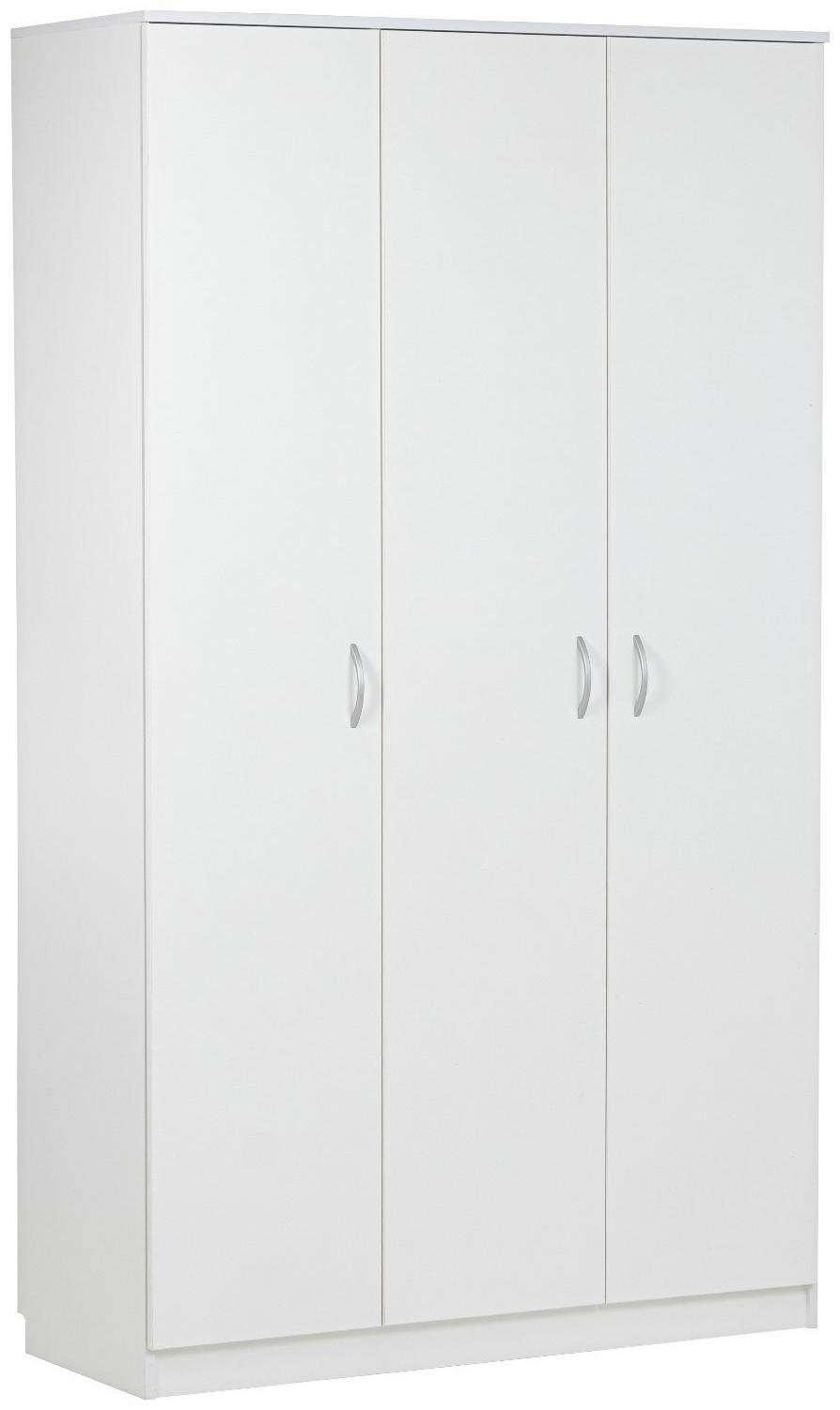 Шкаф распашной 3-х створчатый, 1210х500х2100, Белый