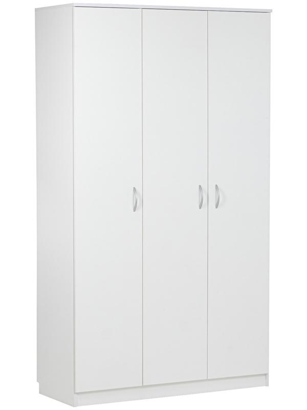 Шкаф распашной 3-х створчатый, 1210х500х2100, Белый