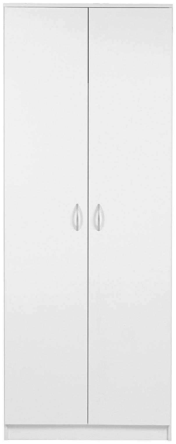Шкаф распашной 2-х створчатый, 810х500х2100, Белый