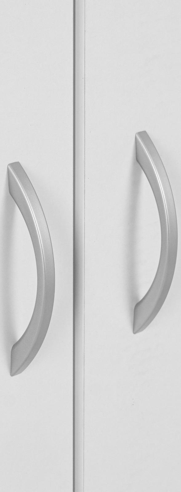 Шкаф распашной 2-х створчатый, 810х500х2100, Белый