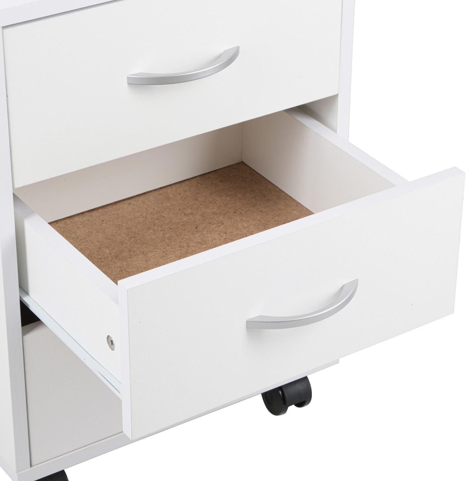 Тумба выкатная, 420х400х585, Белая