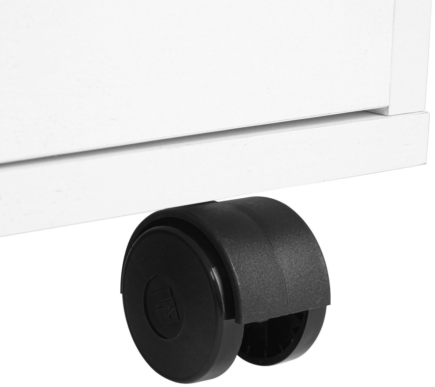 Тумба выкатная, 420х400х585, Белая