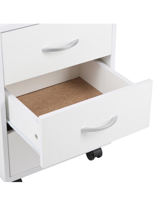 Тумба выкатная, 420х400х585, Белая