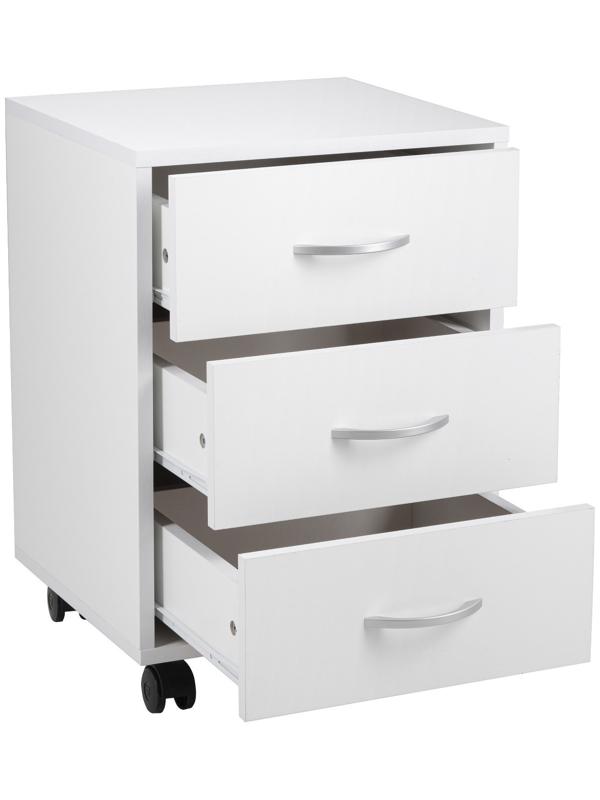 Тумба выкатная, 420х400х585, Белая