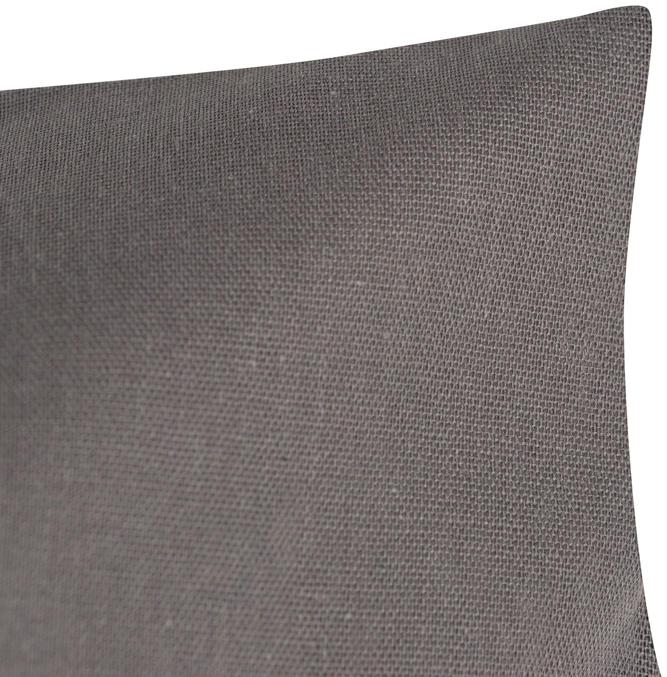 Наволочка Этель 50х70, цвет серый, 100% хлопок, бязь 125г/м2