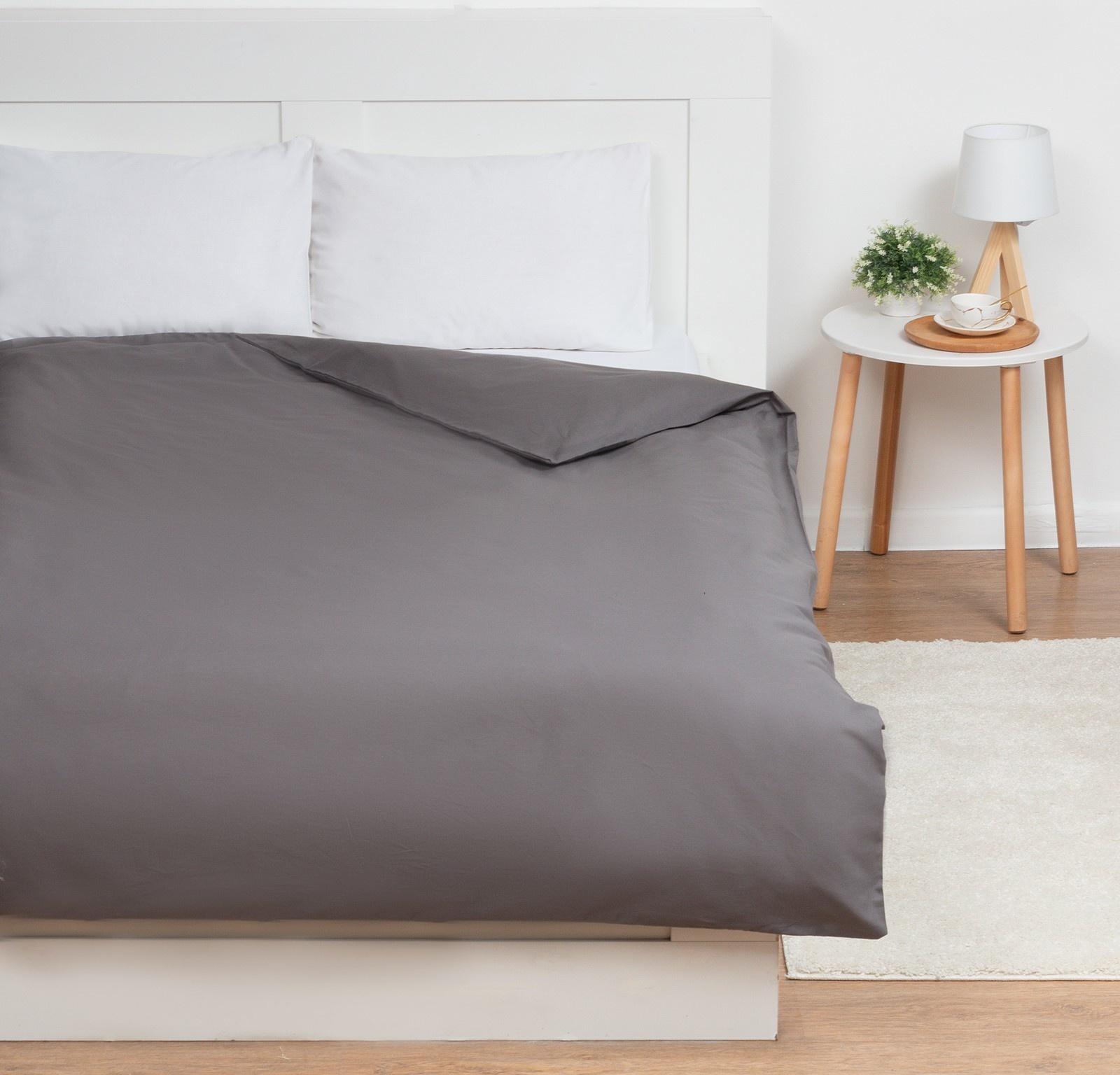 Пододеяльник Этель 200х215, цвет серый, 100% хлопок, бязь125 г/м2