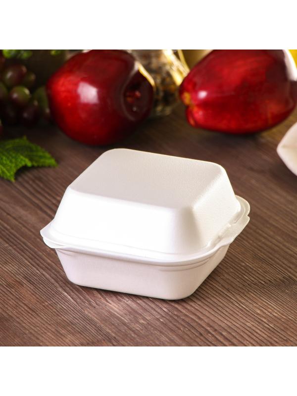 Ланч - бокс для бенто-торта и бургера, 13×13×7 см