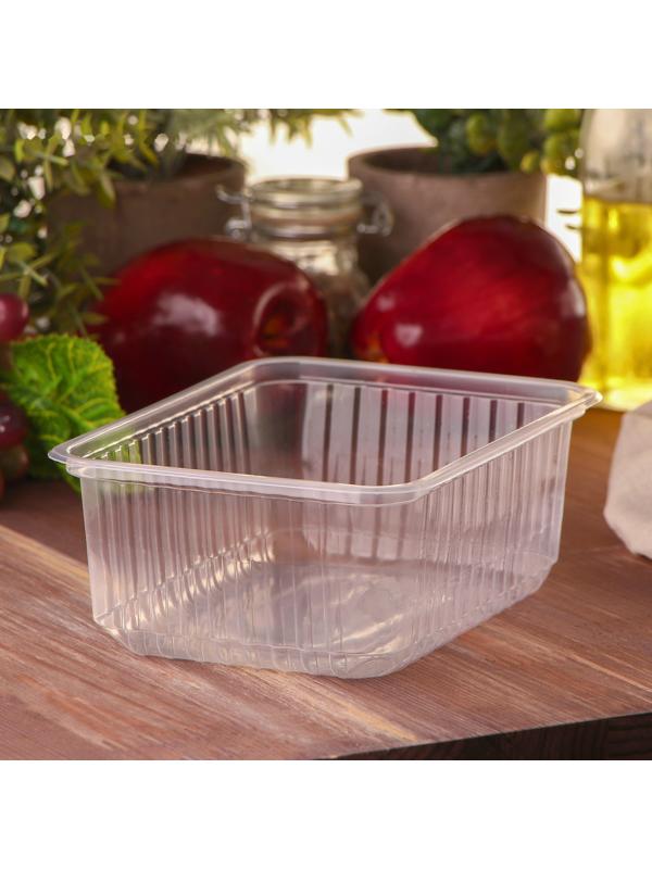 Контейнер одноразовый «Южуралпак», КР-179, 1000 мл, 17,9×13,2×7 см, цвет прозрачный