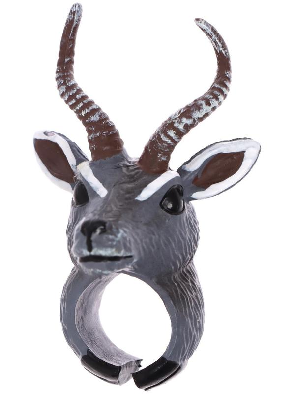 Игровое кольцо «Мир животных» 3,5 × 4,5 × 2,5см, 12 видов, МИКС