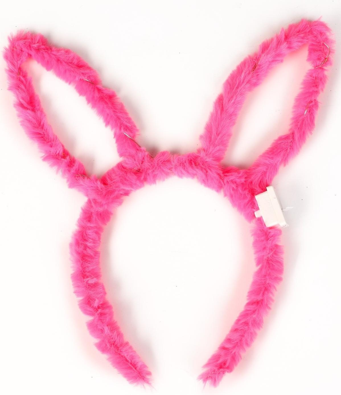 Карнавальный ободок «Зайка» световой, цвета МИКС