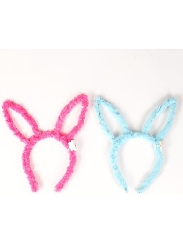 Карнавальный ободок «Зайка» световой, цвета МИКС