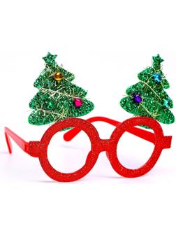 Карнавальные очки «Ёлочки» МИКС