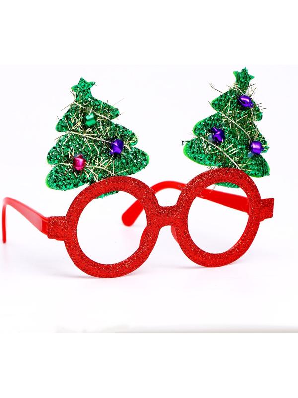 Карнавальные очки «Ёлочки» МИКС