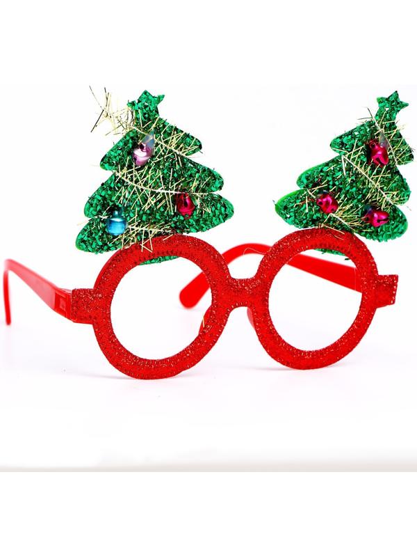Карнавальные очки «Ёлочки» МИКС