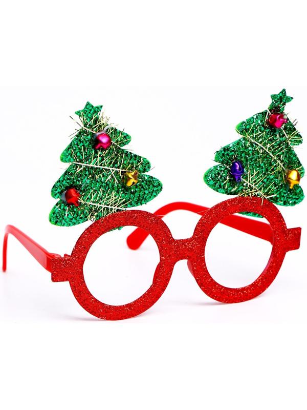 Карнавальные очки «Ёлочки» МИКС