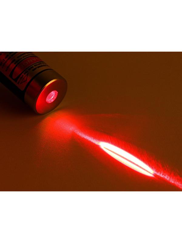 Лазерная указка 650 нм, 500 мАч, дальность 1 км, microUSB, красный луч