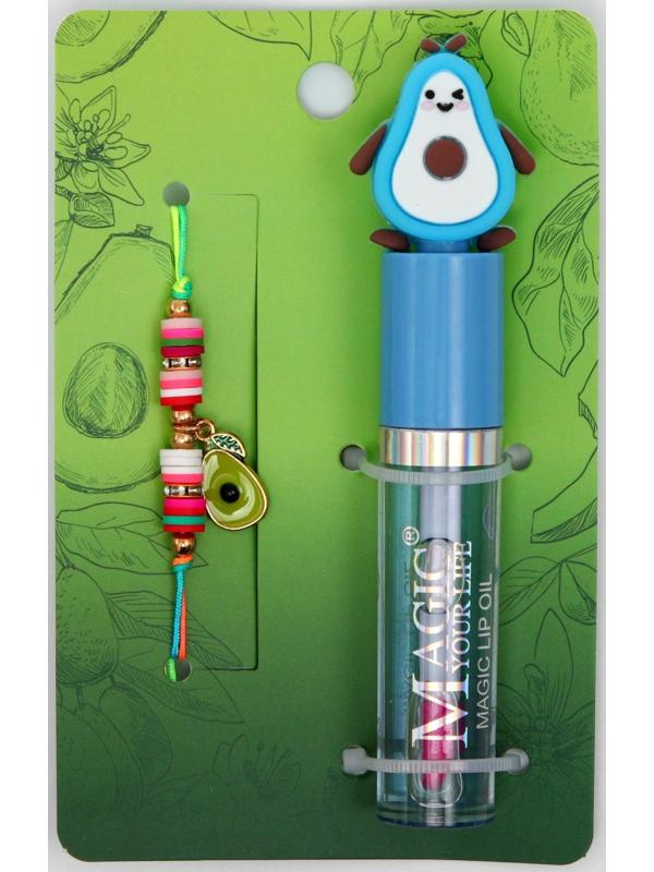 Набор 2 предмета: браслет, блеск для губ 