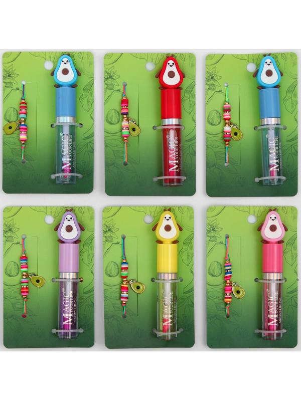 Набор 2 предмета: браслет, блеск для губ 